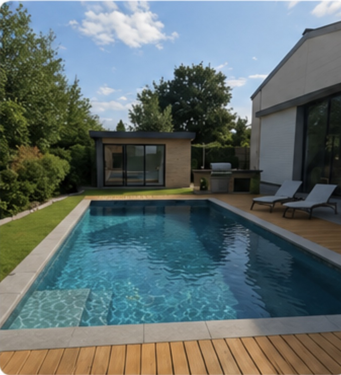 Rendu IA de la piscine