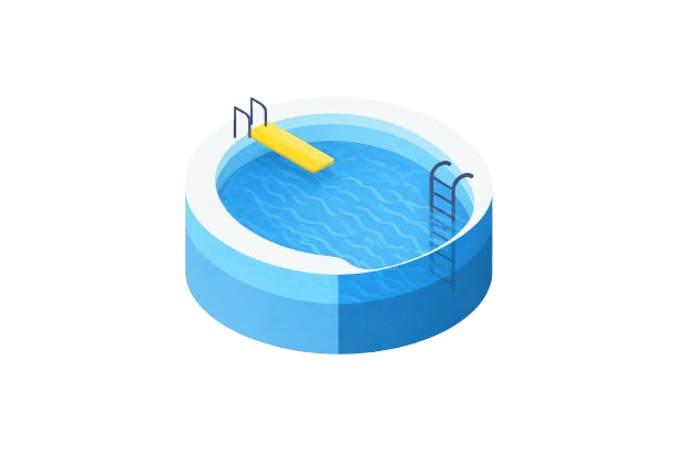 Forme du bassin — Ronde