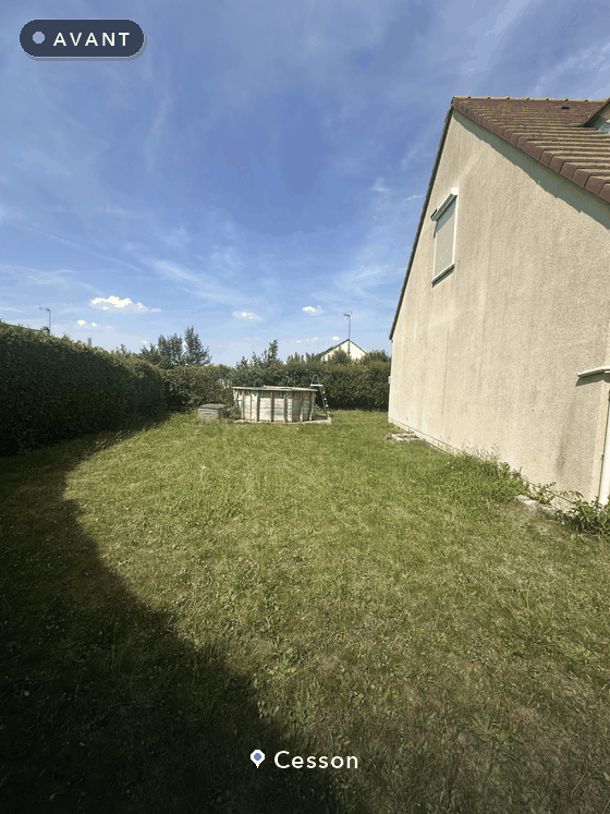 Simulation avant / après — Cesson