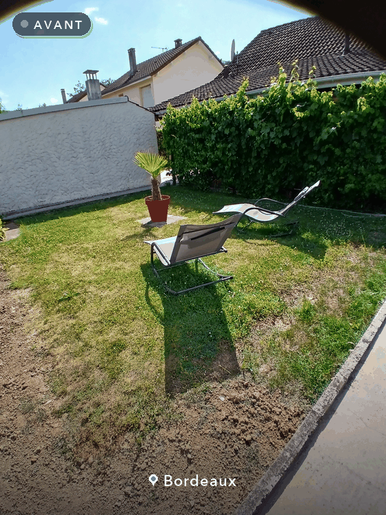 Simulation avant / après — Bordeaux
